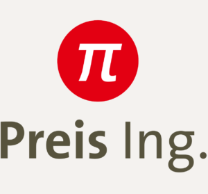 Preis Ing. Logo mit grauem Hintergrund